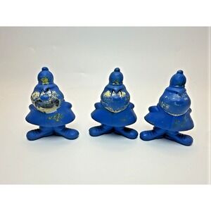 Vintage 1985 Cookie Crisp Cereal Policeman Cop Figures Set of 3 General Mills